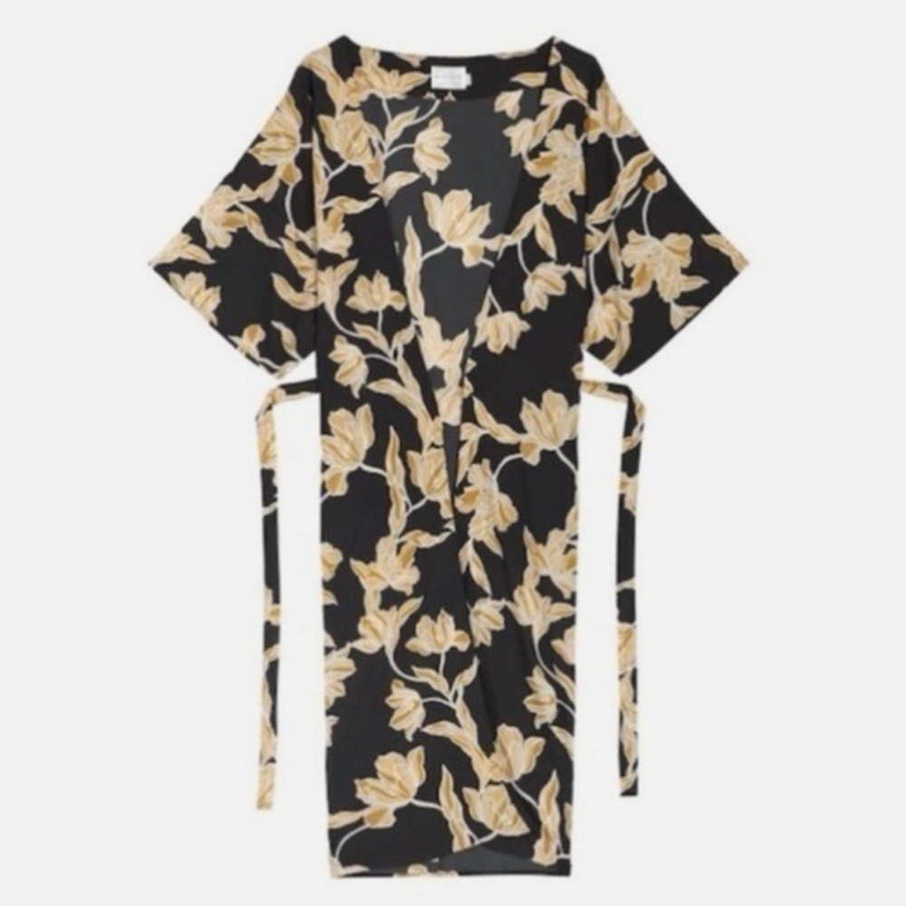 Maison Du Soir Womens Floral Kimono Duster Belted… - image 6